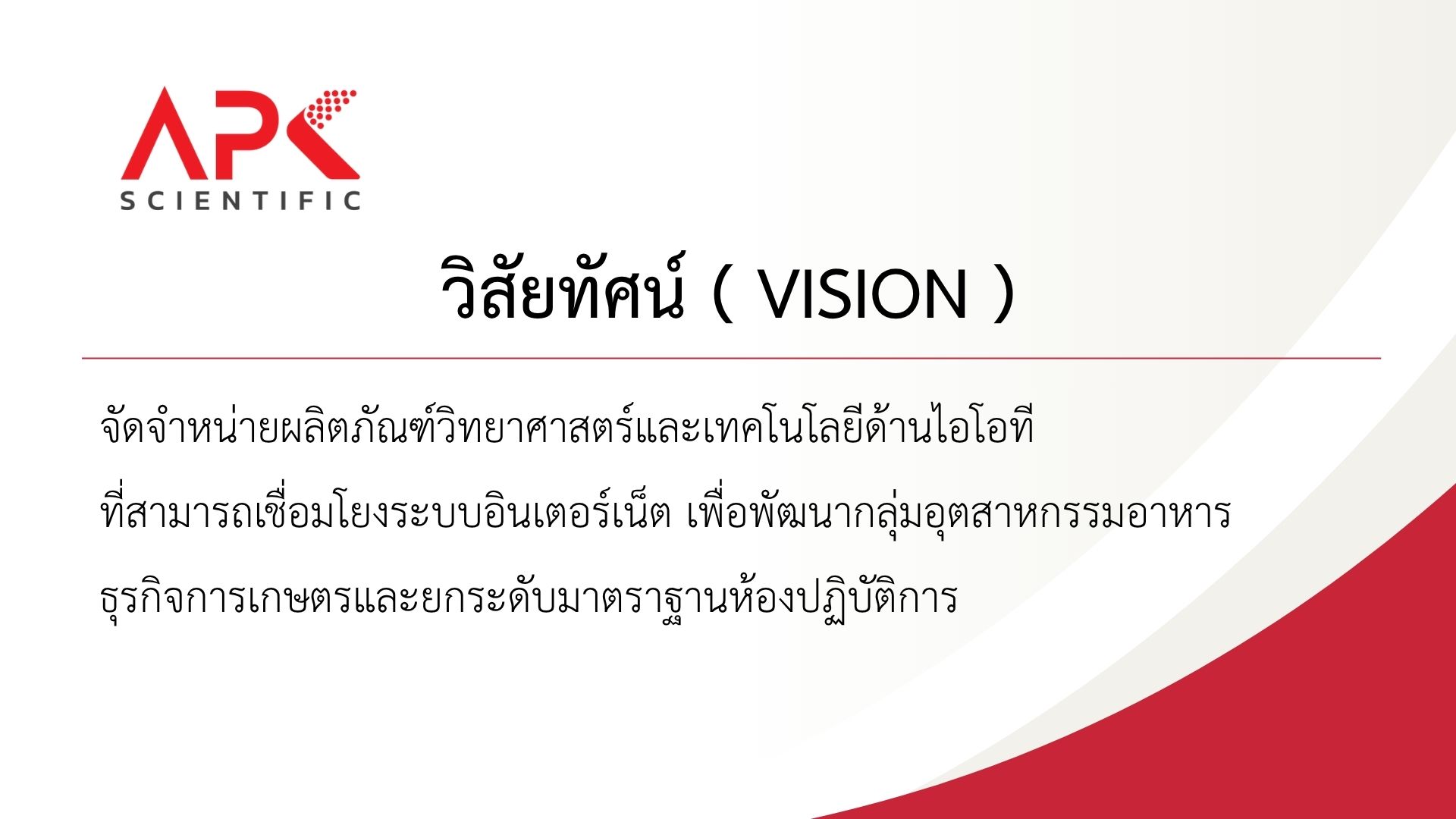 วิสัยทัศน์